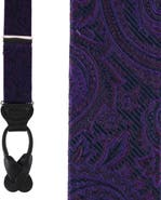 Trafalgar Sobee Silk Button End Suspenders