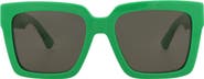 Bottega Veneta 55mm Square Sunglasses