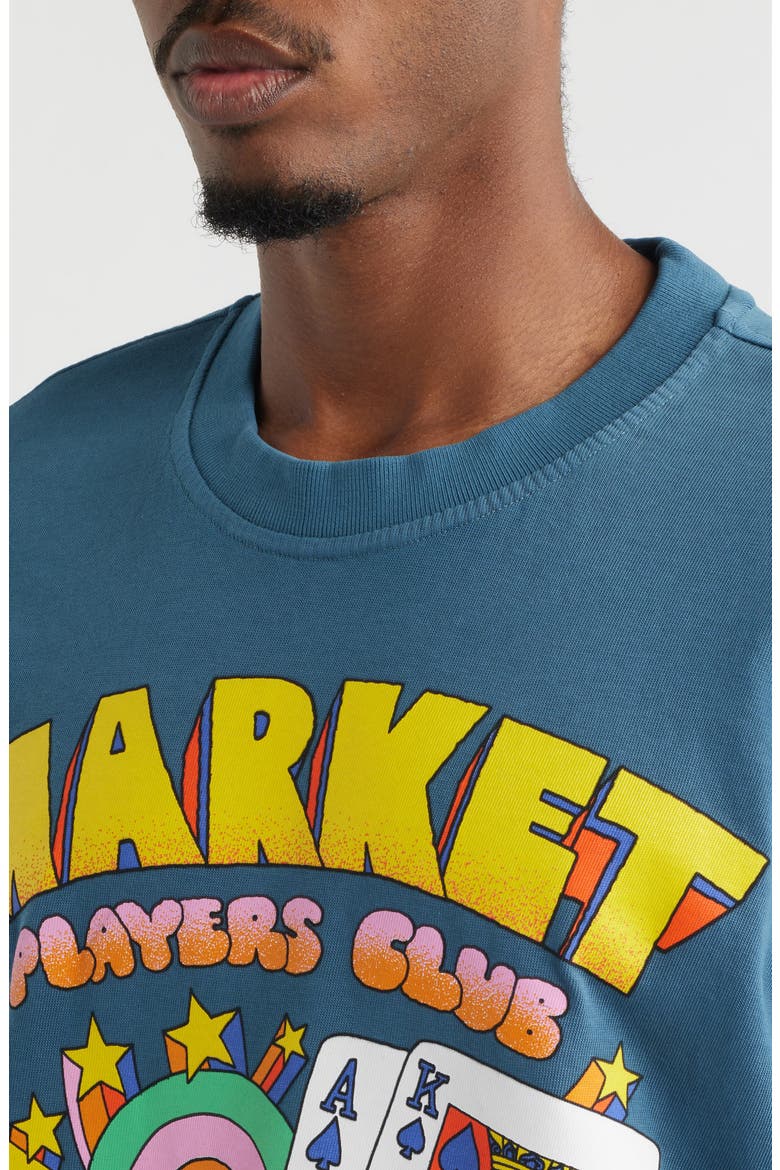 Players Club Cotton Graphic T-Shirt, Alternate, color, PEBBLE BLUE