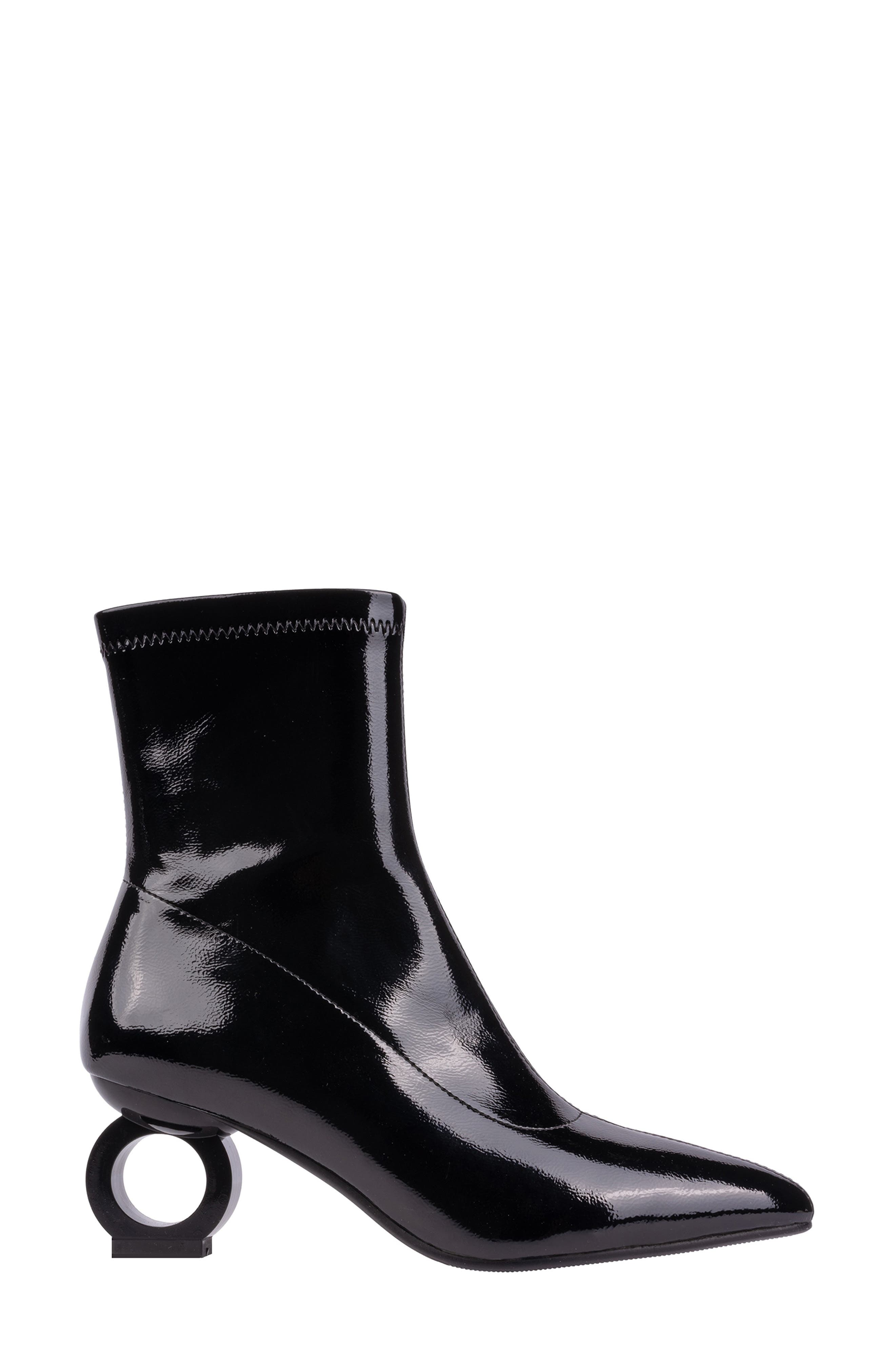 NINETY UNION Greece Pointed Toe Bootie, Alternate, color, Black