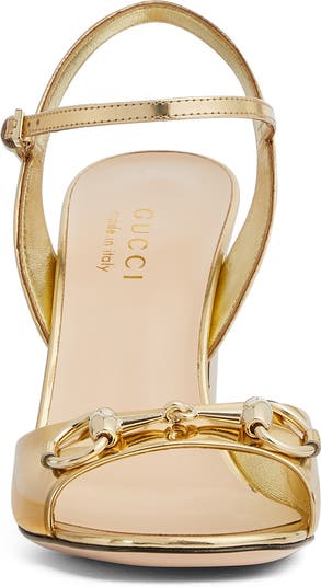 Gucci Horsebit Metallic Sandal (Women) | Nordstrom Gucci Horsebit Metallic Sandal (Women) | Nordstrom