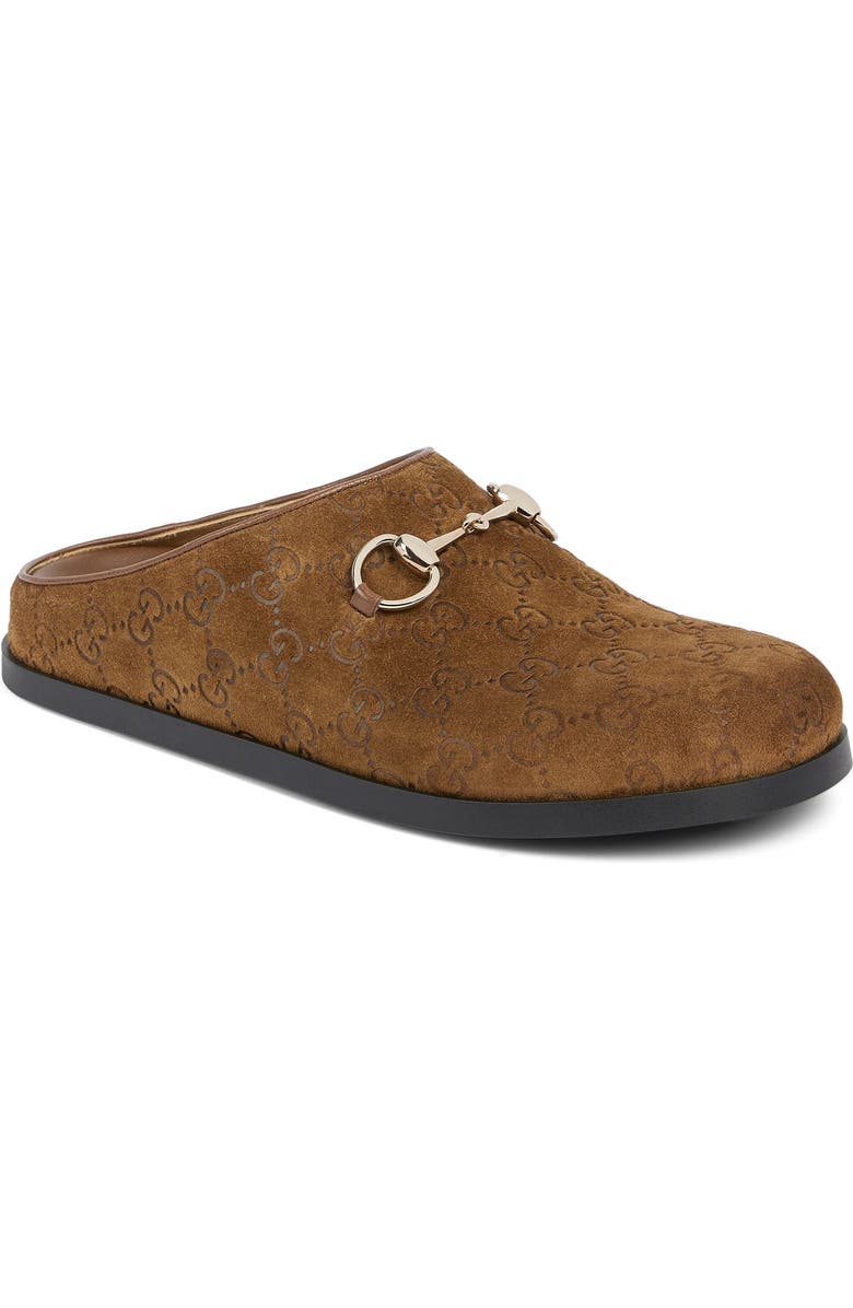 Gucci New Sol Mule, Main, color, Brown