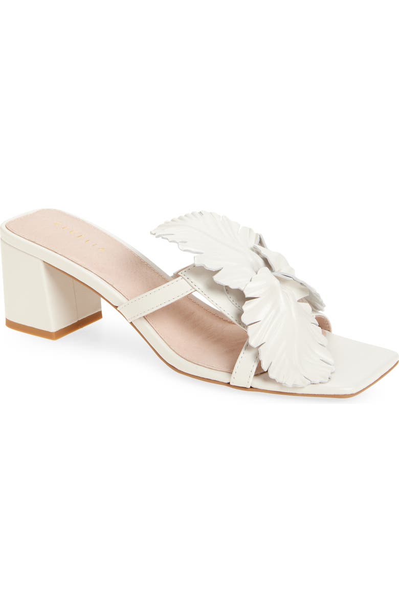 Cecelia New York Happy Leather Sandal, Main, color, Alabaster