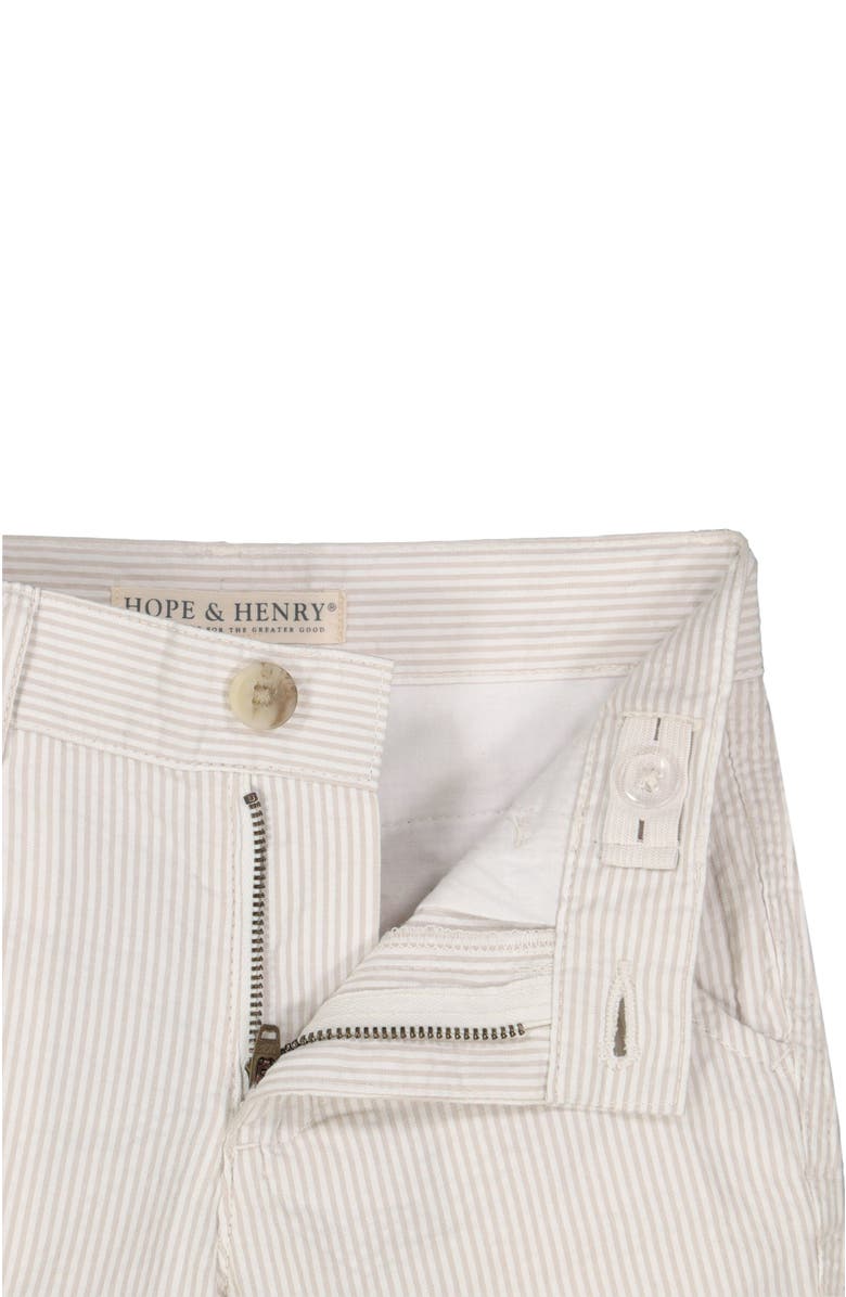 Hope & Henry Baby Boys' Organic Seersucker Short, Infant, Alternate, color, 