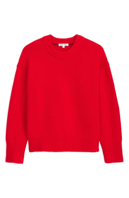 Alex Mill Nottinghill Merino Wool Blend Sweater In Red