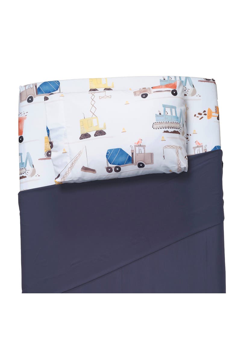 Construction Zone Transportation Twin Sheets & Pillowcase Set, Main, color, Multicolor