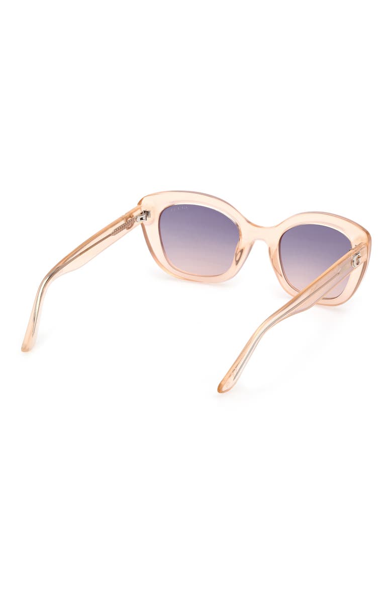 Square Sunglasses, Alternate, color, ORANGE/OTHER / GRADIENT OR MIRROR VIOLET