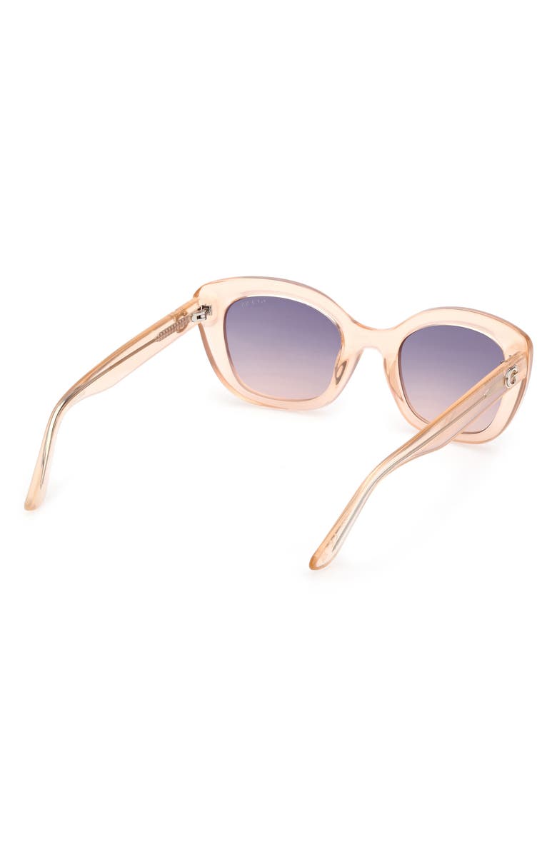GUESS Square Sunglasses, Alternate, color, Orange/ Other / Gradient