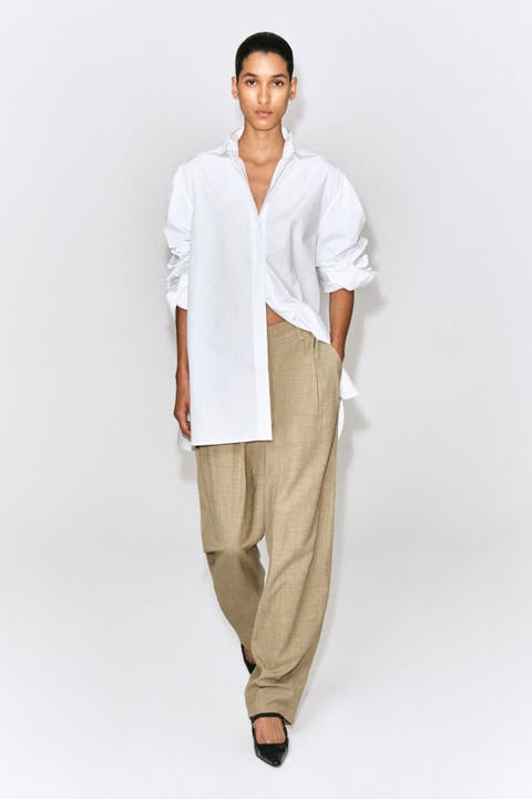 Pleated Tulip Pants