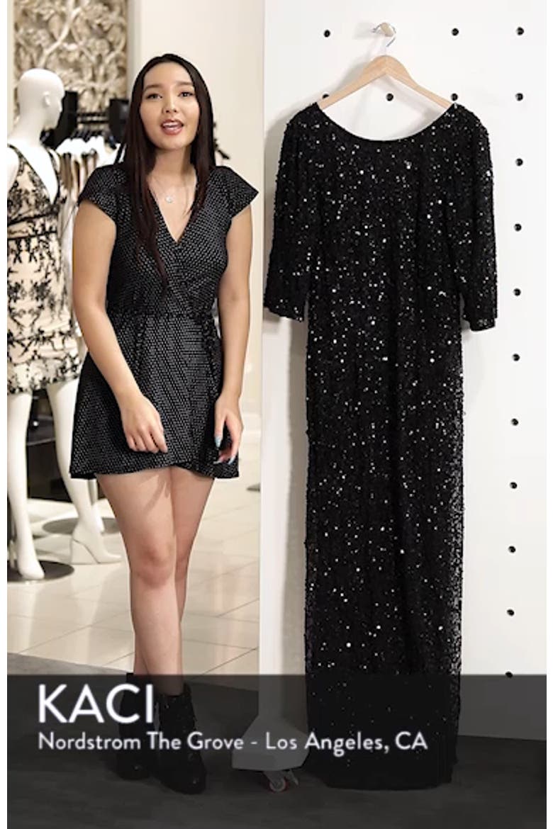 Embellished Scoop Back Gown video