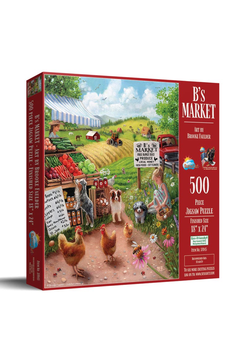 Bs Market 500 piece Jigsaw Puzzle for Adults, Main, color, Multicolor