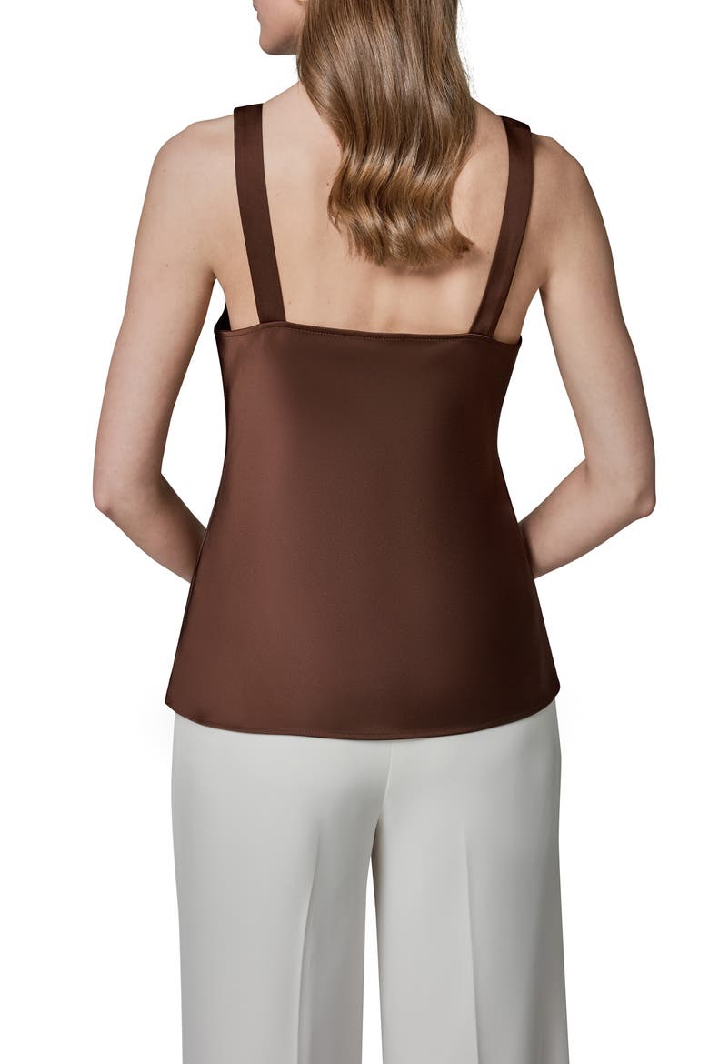 Cowl Neck Satin Camisole, Alternate, color, CANYON