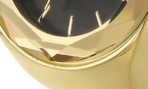 Jessica Simpson Faceted Bezel Ring Watch, 22mm
