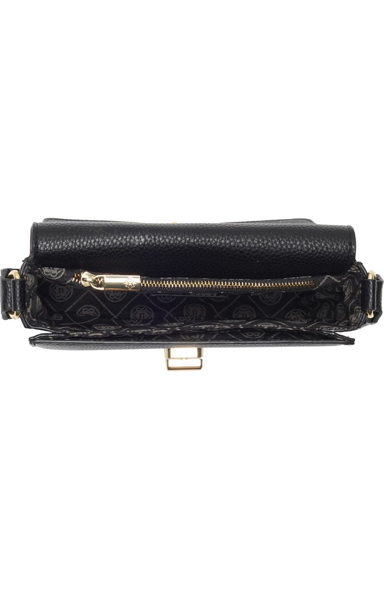 Nanette Lepore Julez Flap Crossbody Bag, Alternate, color, Black