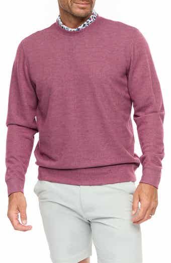 Robert Graham Colbourne Crewneck Performance Knit Pullover