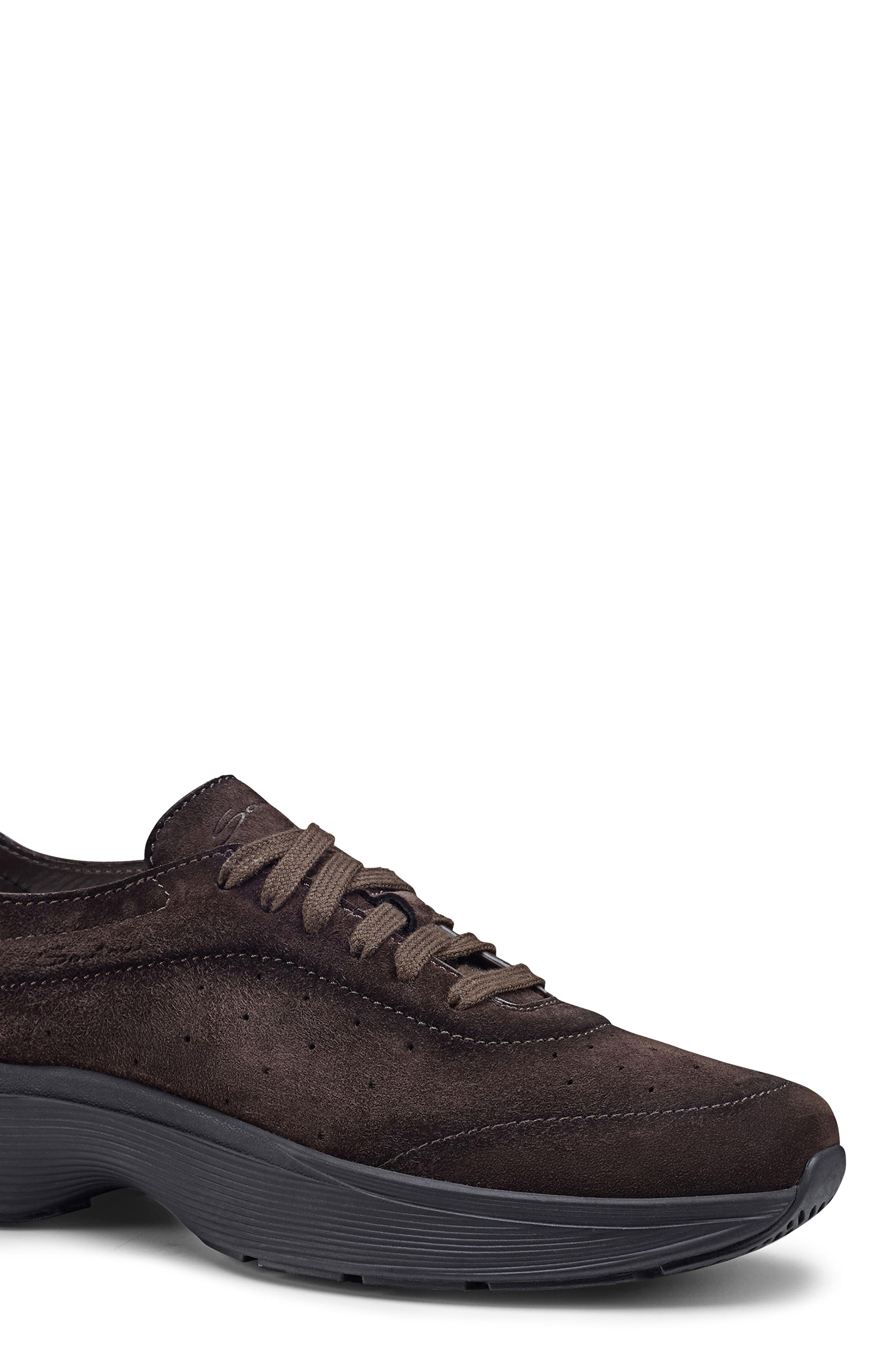 Santoni Bounce Sneaker, Alternate, color, Dark Brown