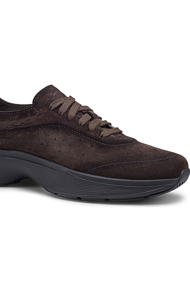 Santoni Bounce Sneaker, Alternate, color, Dark Brown