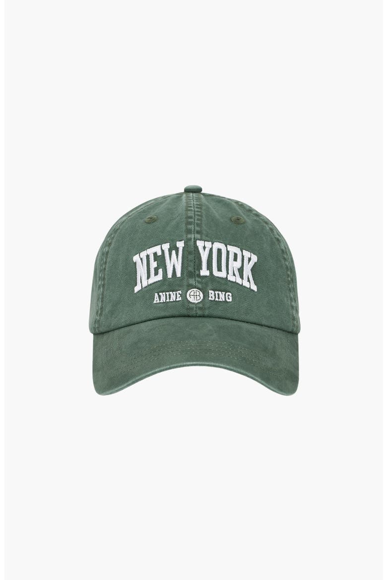 Jeremy New York University Baseball Cap, Main, color, Cilantro