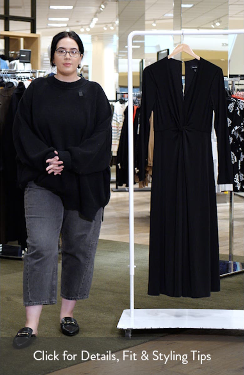 Monroe Twist Front Long Sleeve Dress, sales video thumbnail