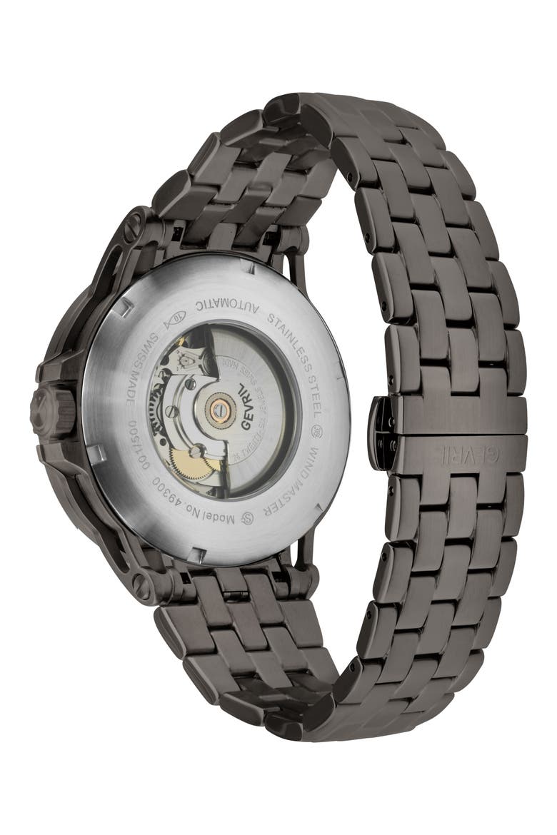 Wind Master Automatic Bracelet Watch, 44mm, Alternate, color, DARK GRAY