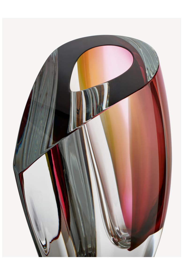 Mirage Extralarge Vase, Alternate, color, RED/ORANGE MULTI