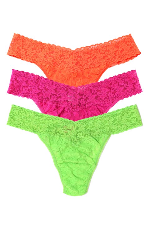 Ice Cream Original Rise Assorted 3-Pack Thongs
