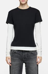 EB Denim Rory Layered Long Sleeve T-Shirt