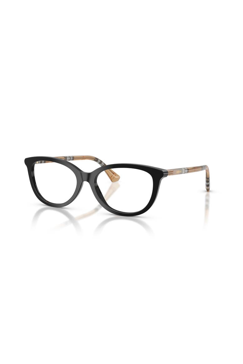 52mm Cat Eye optical glasses, Main, color, Black