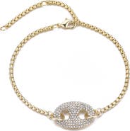 Adornia Crystal Mariner Bracelet