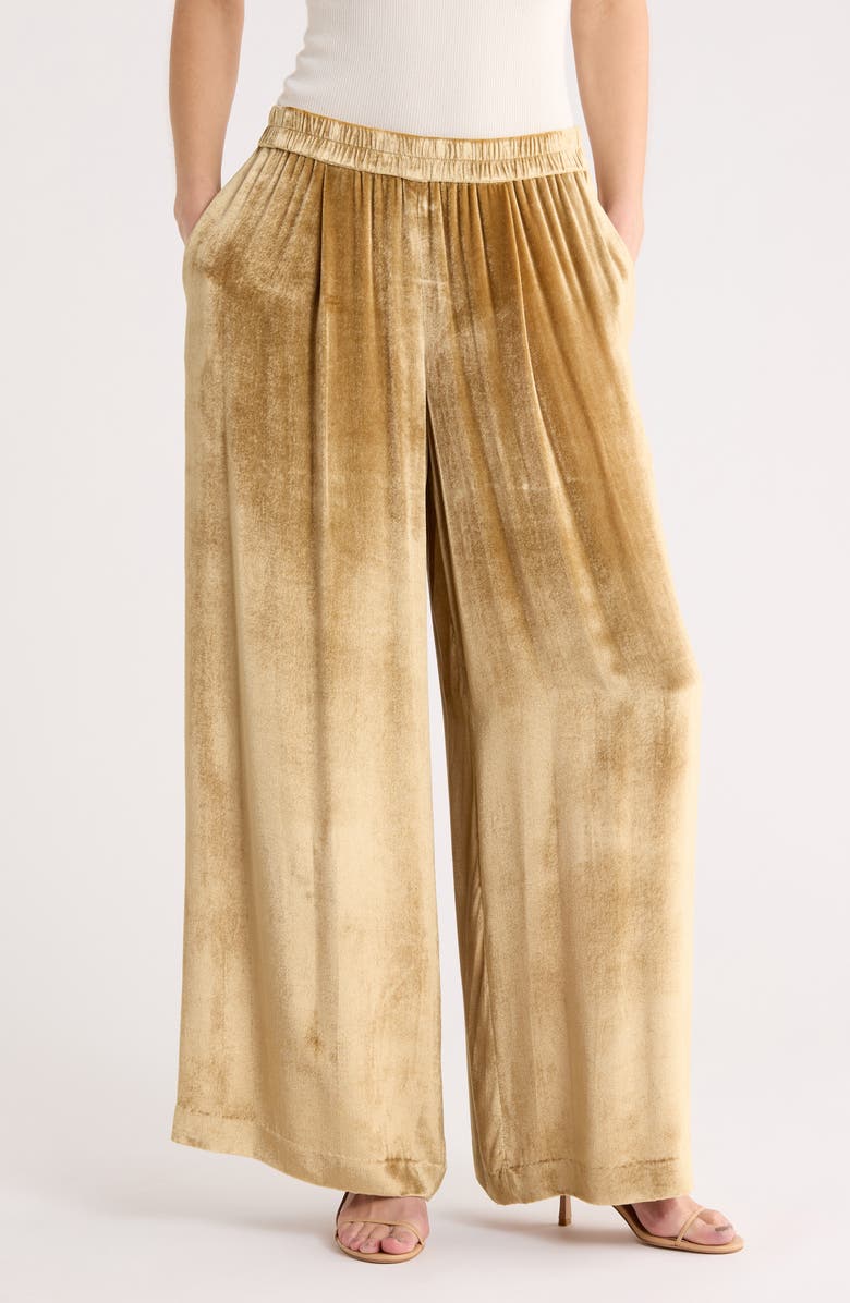 TWP Eva Wide Leg Pants, Main, color, Light Camel