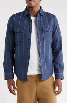 Striped Shirt Jacket