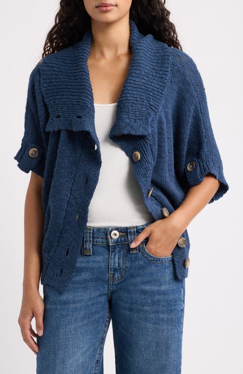Batwing Peacoat Cardigan