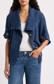 BDG Urban Outfitters Batwing Peacoat Cardigan