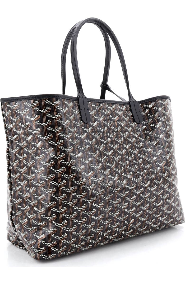 Pre-Owned Goyard Saint Louis Tote Coated Canvas PM, Alternate, color, Black