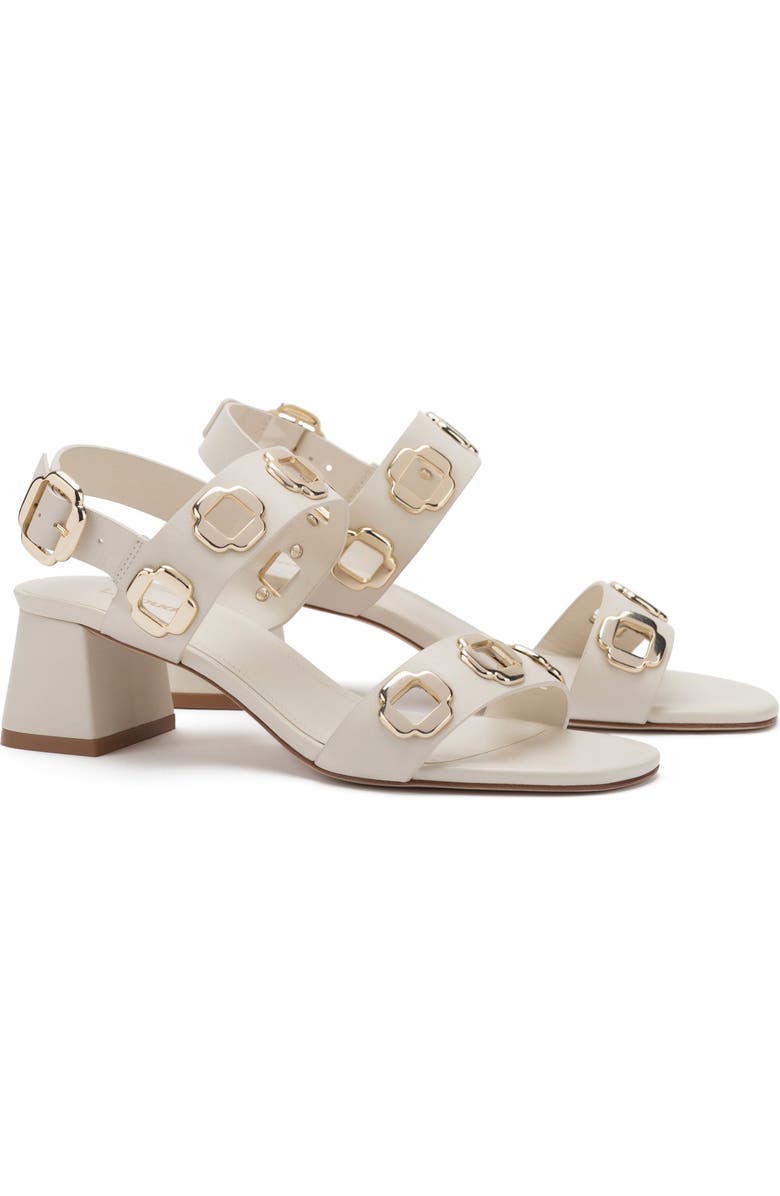 Larroudé Milan Sandal, Alternate, color, Ivory