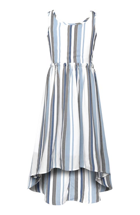 Kids' Stripe Cutout Dress (Big Kid)