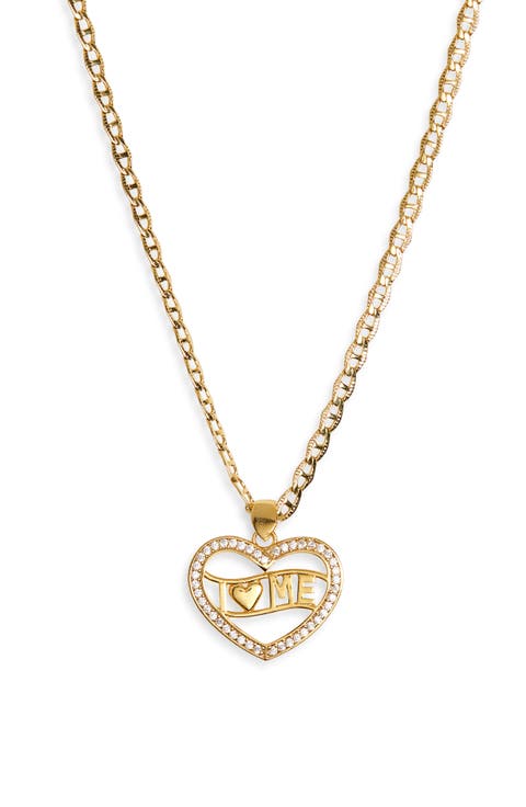 Mini I Love Me Pendant Necklace