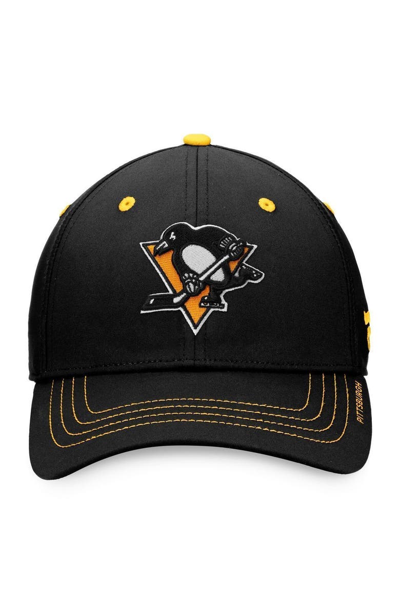 FANATICS Men's Fanatics Branded Black Pittsburgh Penguins Authentic Pro Rink Flex Hat, Alternate, color, 