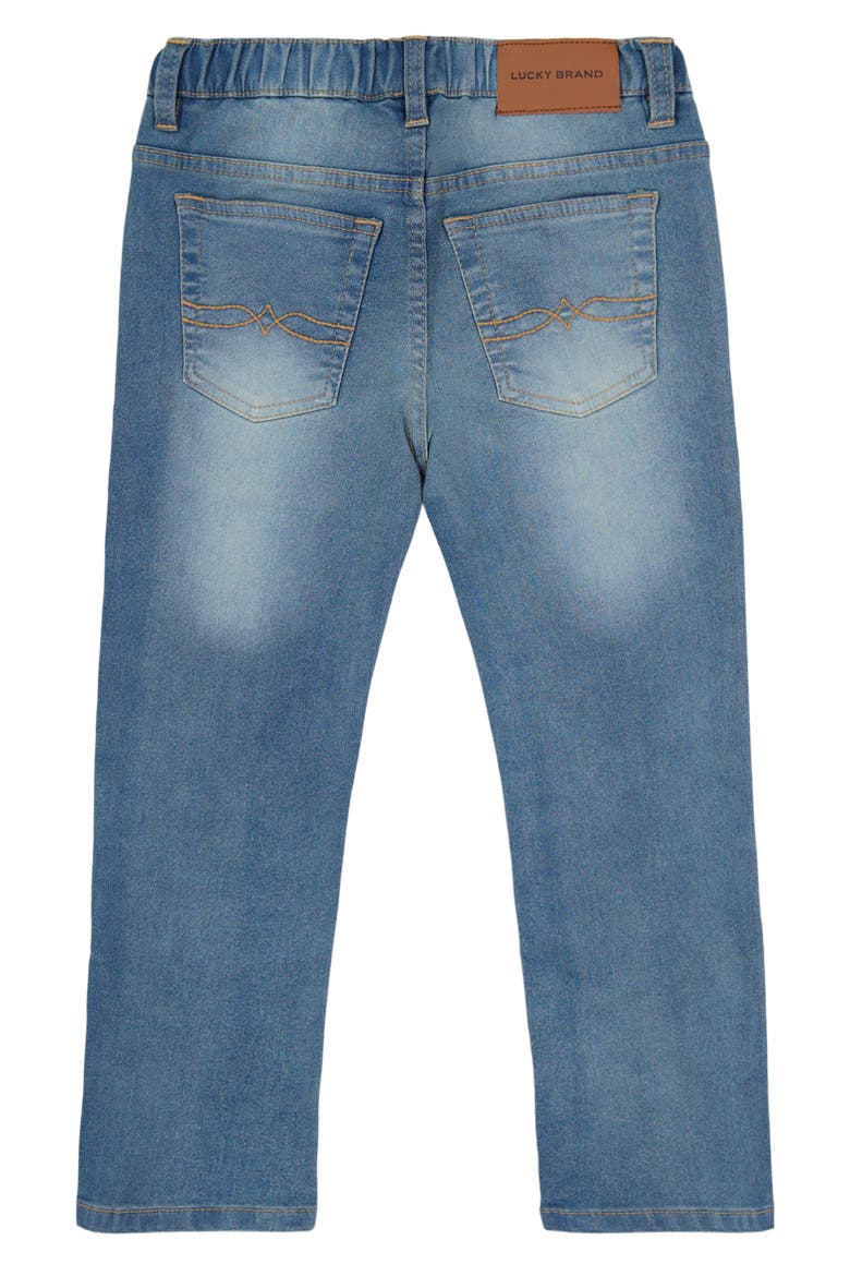 Kids' Denim Pull-On Pants, Alternate, color, COLDWATER