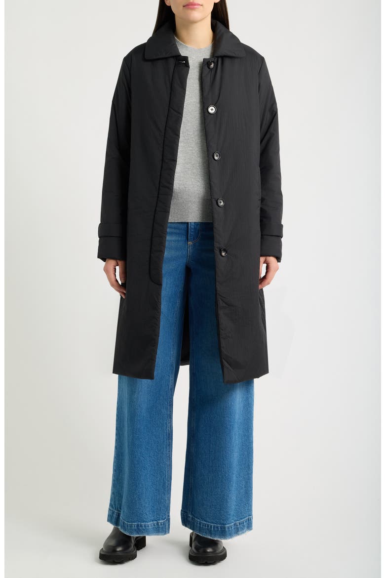 Long Liner Coat, Main, color, BLACK