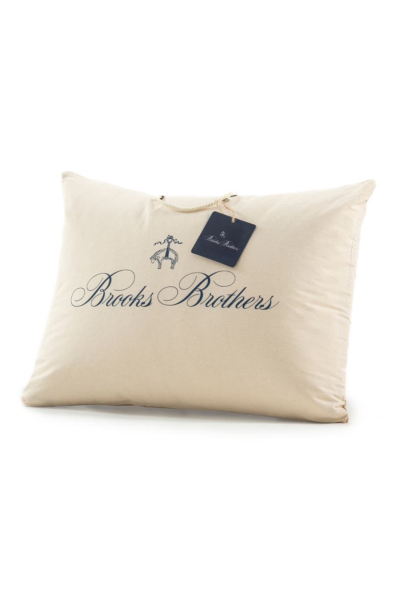 Cotton Blend Pillow, Alternate, color, WHITE