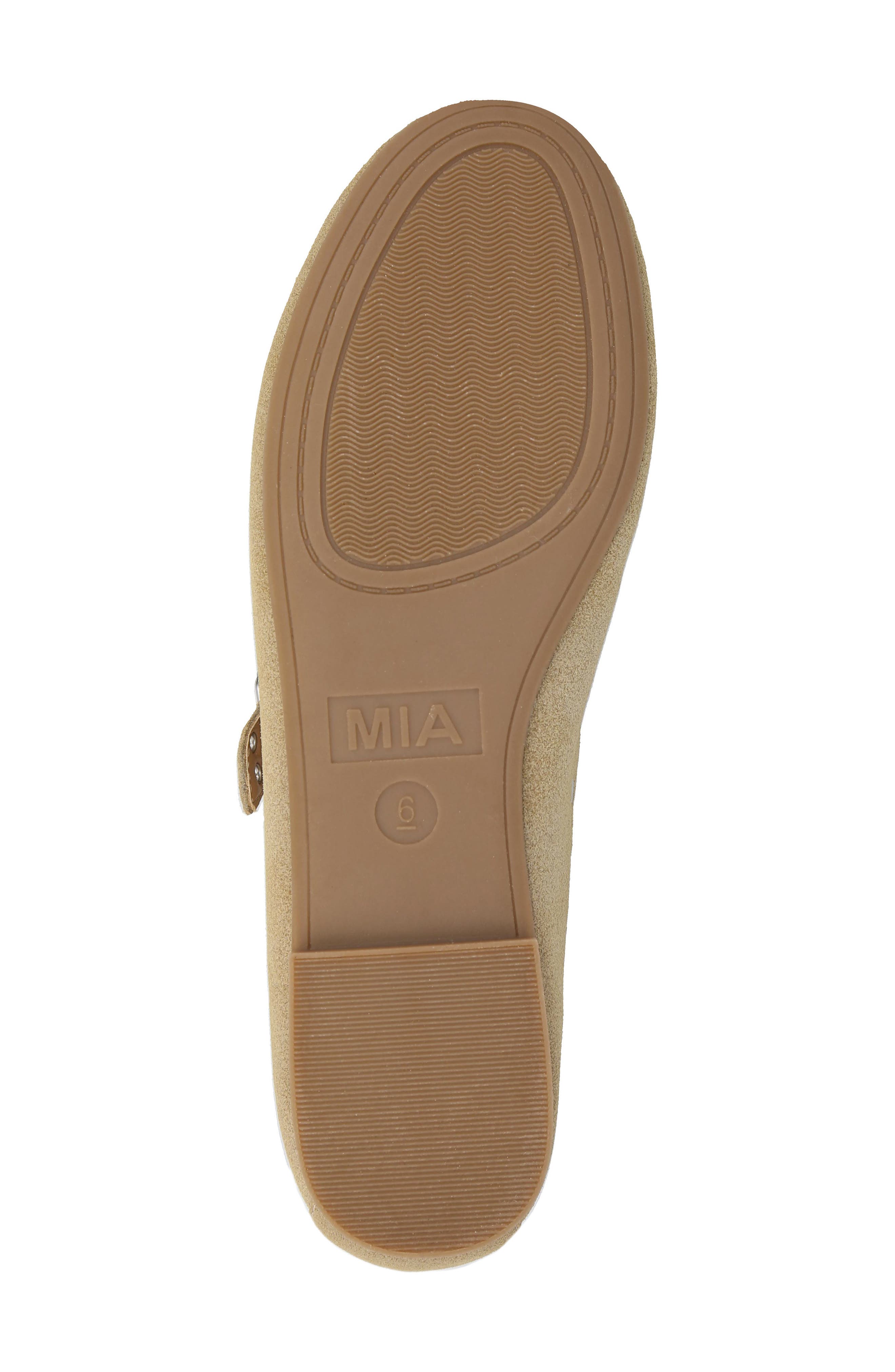 MIA Ulani Grommet Mary Jane Flat, Alternate, color, Sand