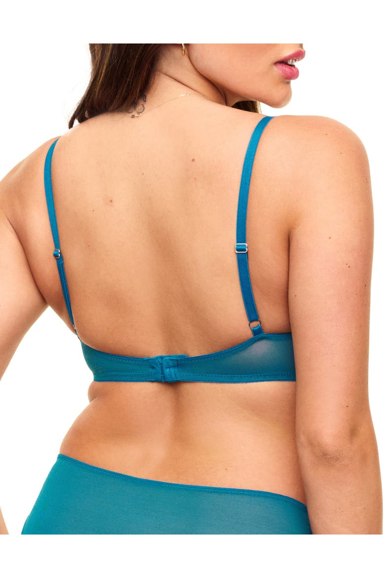 Cathie Unlined Demi Bra, Alternate, color, Dark blue
