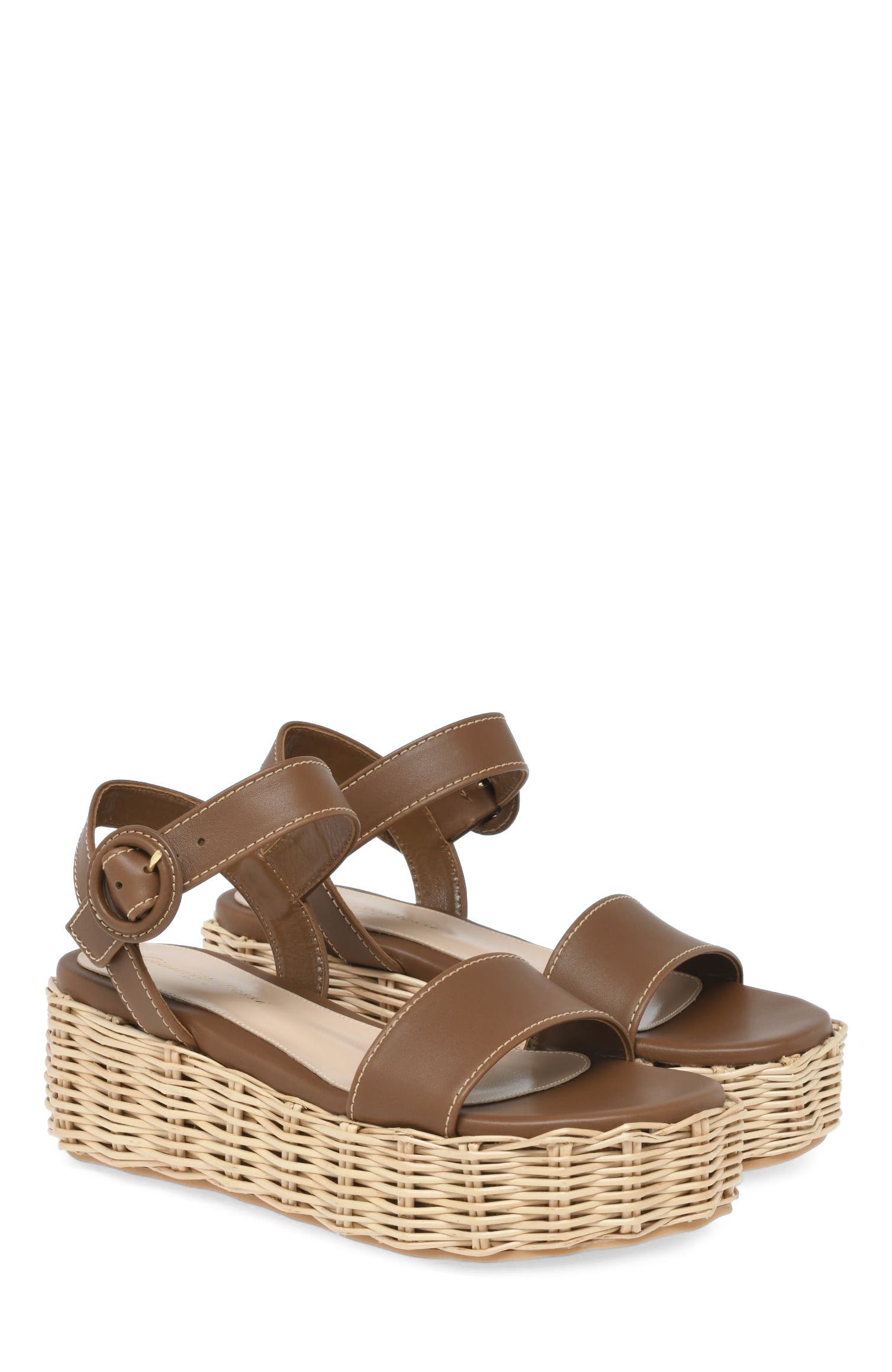 Gianvito Rossi Cestino Sandal, Alternate, color, 