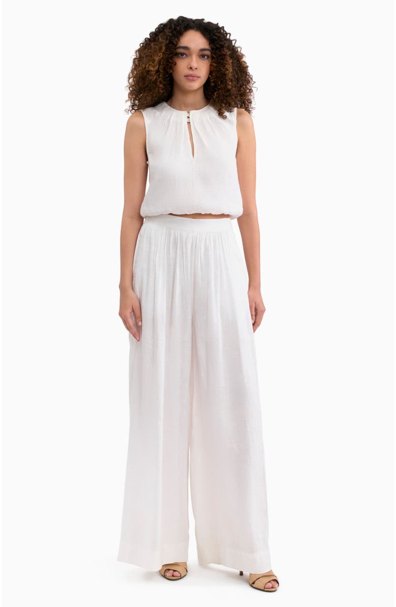 Rebecca Taylor Cleo Pant, Main, color, Ivory