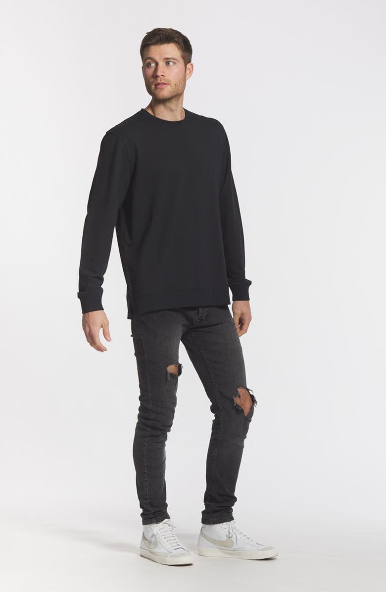 Cuts Hyperloop Split Hem Sweatshirt, Alternate, color,