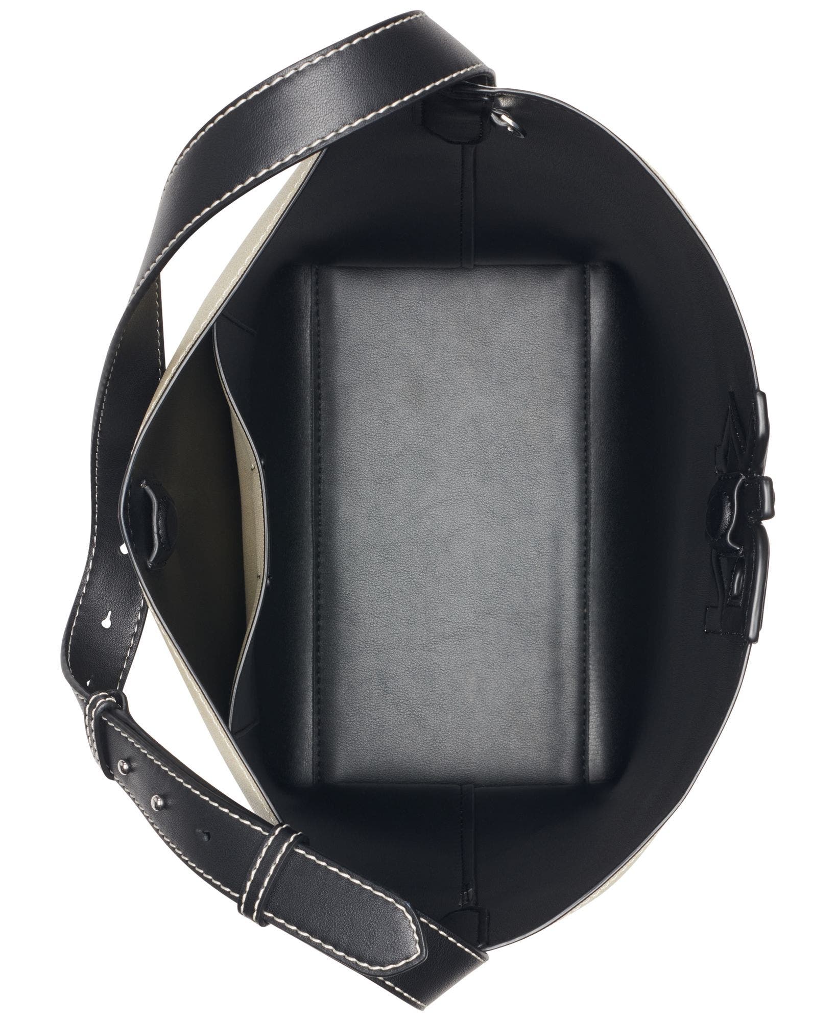 Nicole Bucket Bag, Alternate, color, Natural/Black