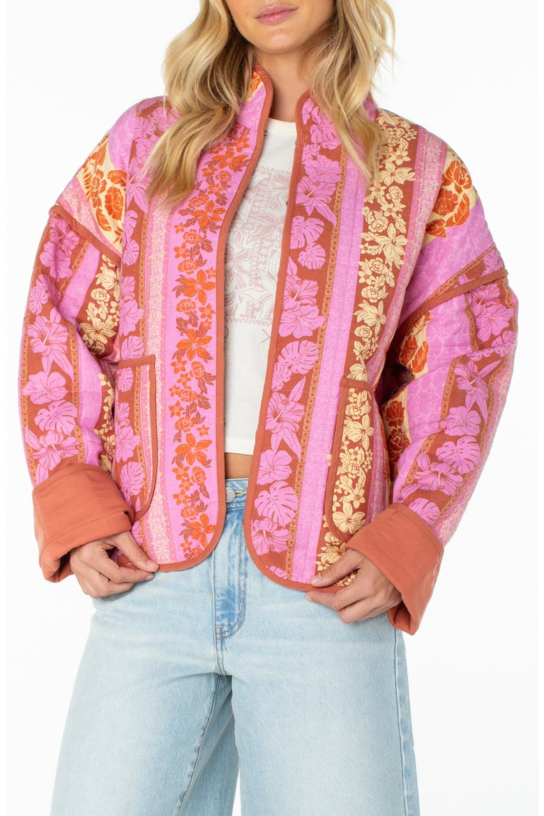 Solana Quilted Jacket, Main, color, FCHSIA PNK