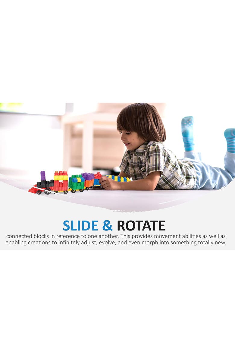 Americana 150 Piece Kit Building Blocks, Alternate, color, Multicolored