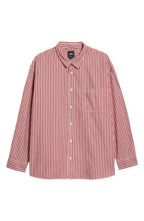 Lawson Stripe Cotton Button-Up Shirt